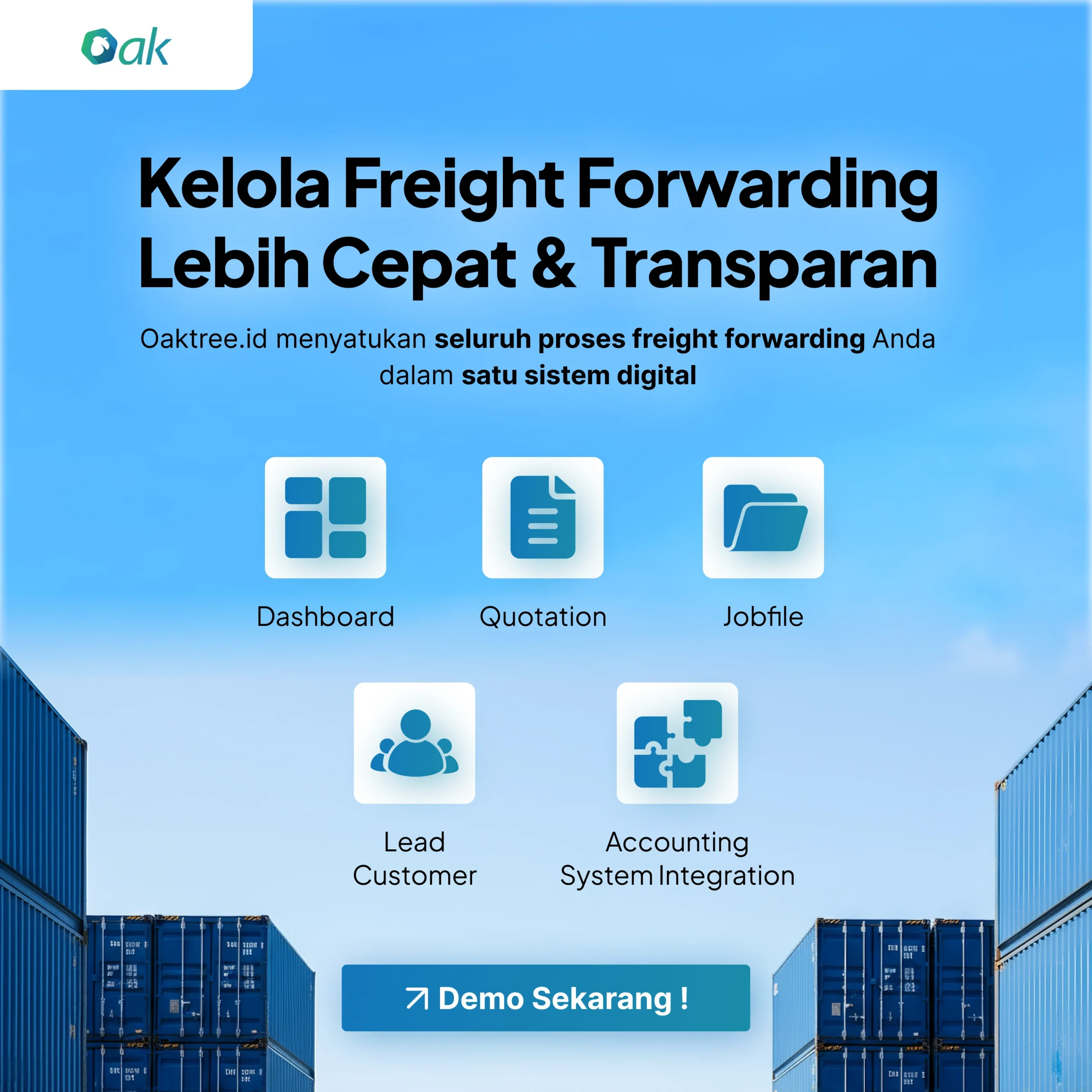 Oaktree - Software Freight Forwarding Indonesia
